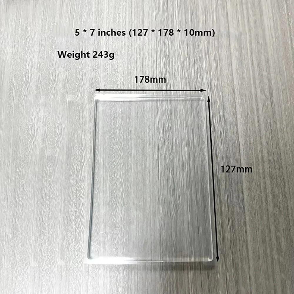 Reusable Gel Plate Silicone Gel Arts Clear Plate New Gel Printing Plate  Printmaking Supplies
