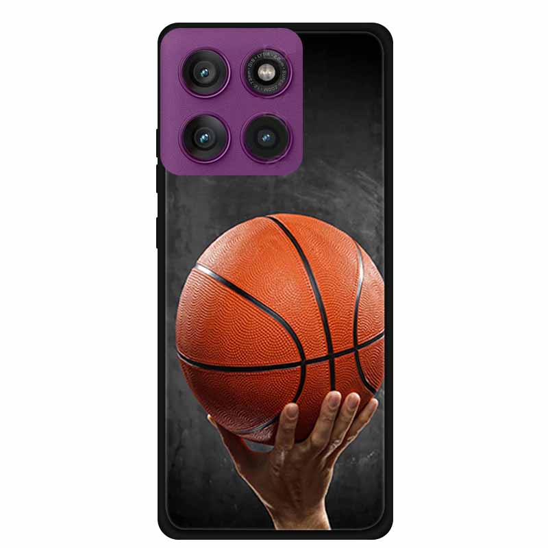 6.7" For Motorola Edge 60 Pro 5G Case Coque Shockproof Black Silicone TPU Soft Back Cover For Motorola Edge 60Pro Phone Case Bag