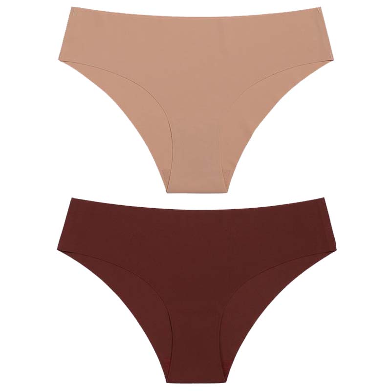 2 шт./лот сексуальные женские трусы без следов ледяного шелка нижнее белье с низкой талией спортивное белье женское нижнее белье трусы