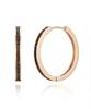 Ellejewelry 14K Gf Черные серьги с застежкой-щелчком Elgpee296