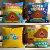 Горячая Наволочка Хей Duggee Мягкая Стирающаяся Подушка Многоцелевая для Дивана Кровати Путешествий Офиса
