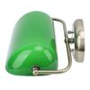 Green Banker Wall Lamp with Pull Chain Switch Vintage Indoor Wall Sconces for Bedroom Dining Room