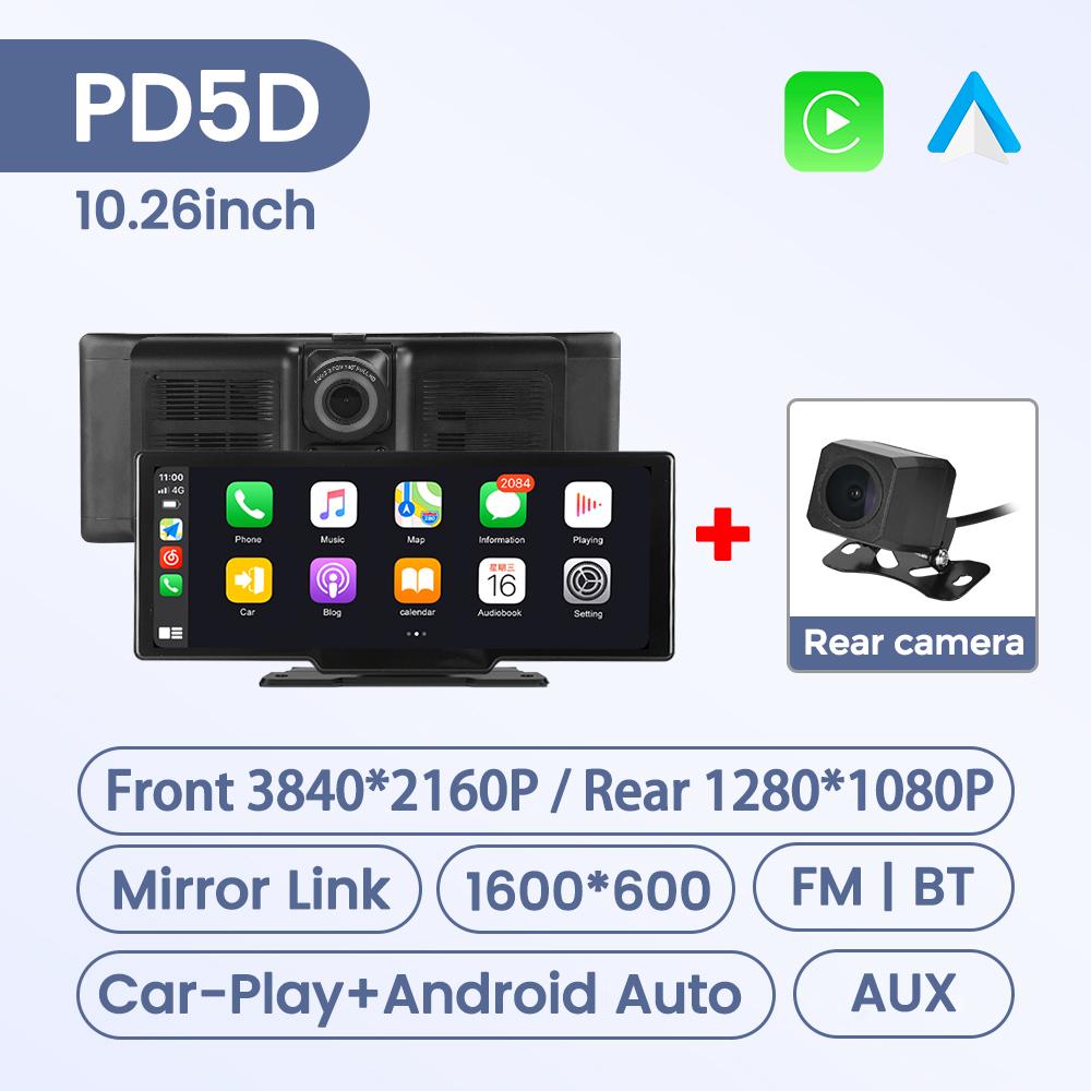 10,26-дюймовый Android Auto Wireless Carplay для универсального автомобильного радиоприемника с GPS, стереоплеера, поддержки Mirror Link FM BT, интеллектуальных систем