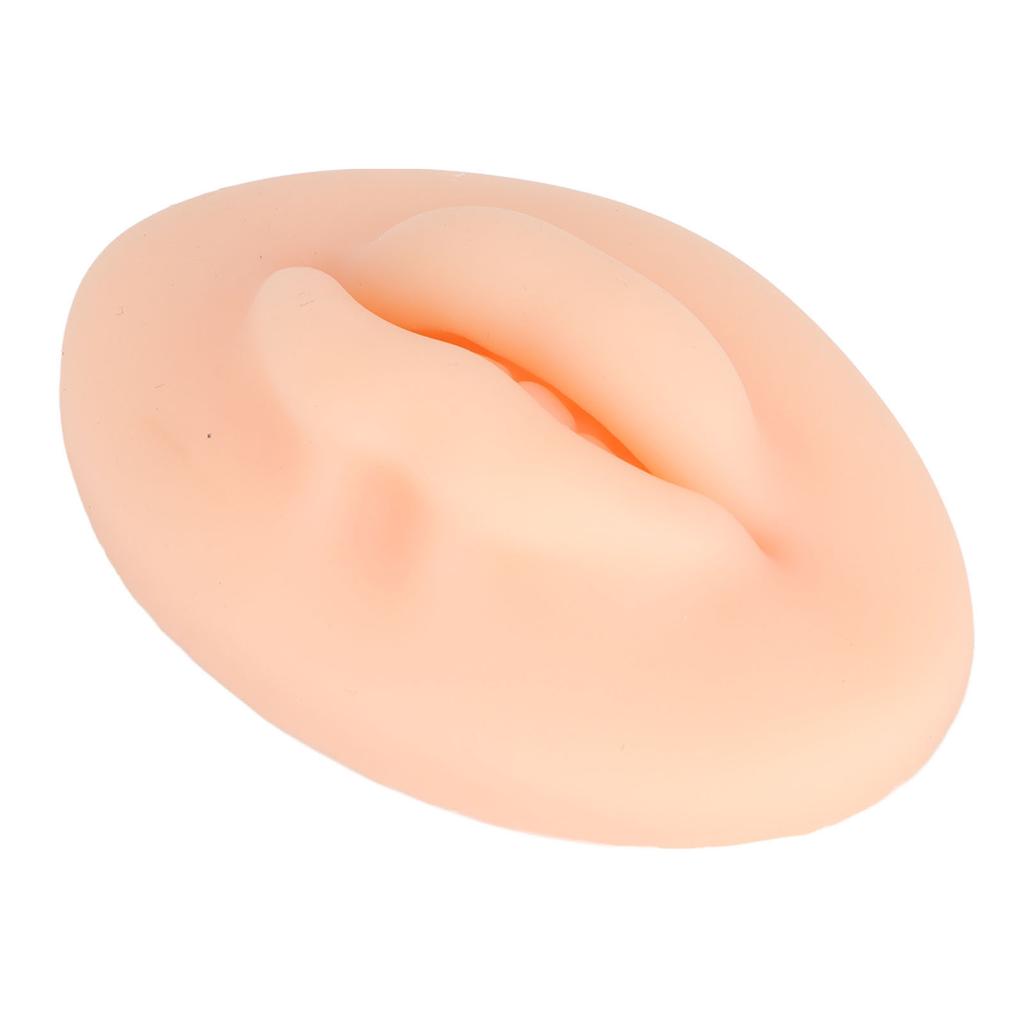 3D силиконовые губы, полупостоянные мягкие, настоящие ощущения кожи, искусственные губы для обучения микроблейдингу