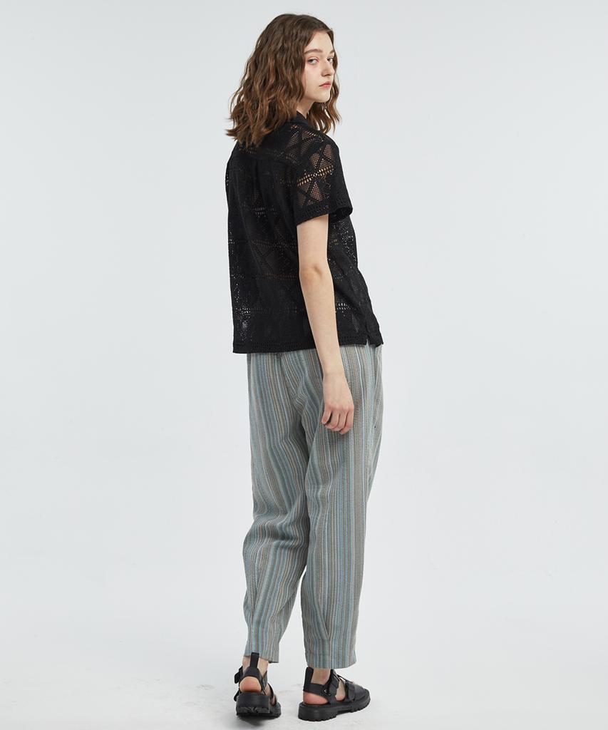 MANAVIS7 Mexican Elastic Pants [Teal]