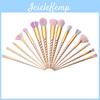 10pcs Female Unicorn Makeup Brushes Set Thread Contour Eyeshadow Powder Brush