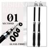 1.8m Dual-Use Double Telescopic Fishing Rod Combo Set EVA Handle Sea Freshwater Cross-Border Fishing Gear