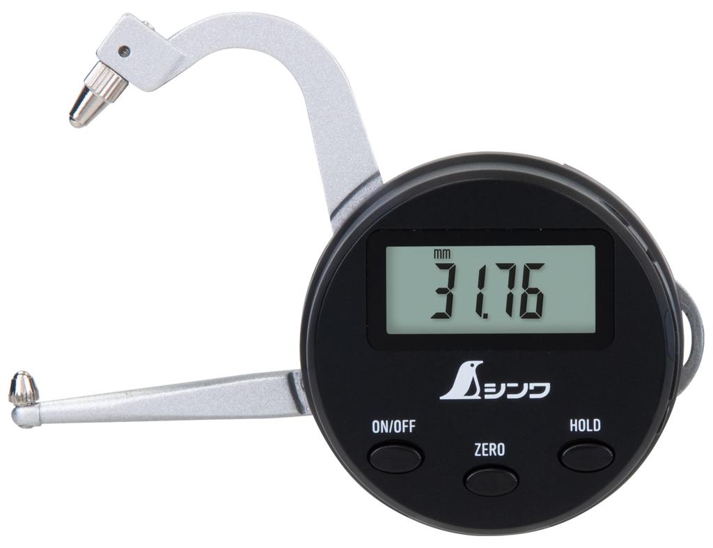 Shinwa Sokutei Digital Caliper Gauge 0-25mm Flat Rod 73732