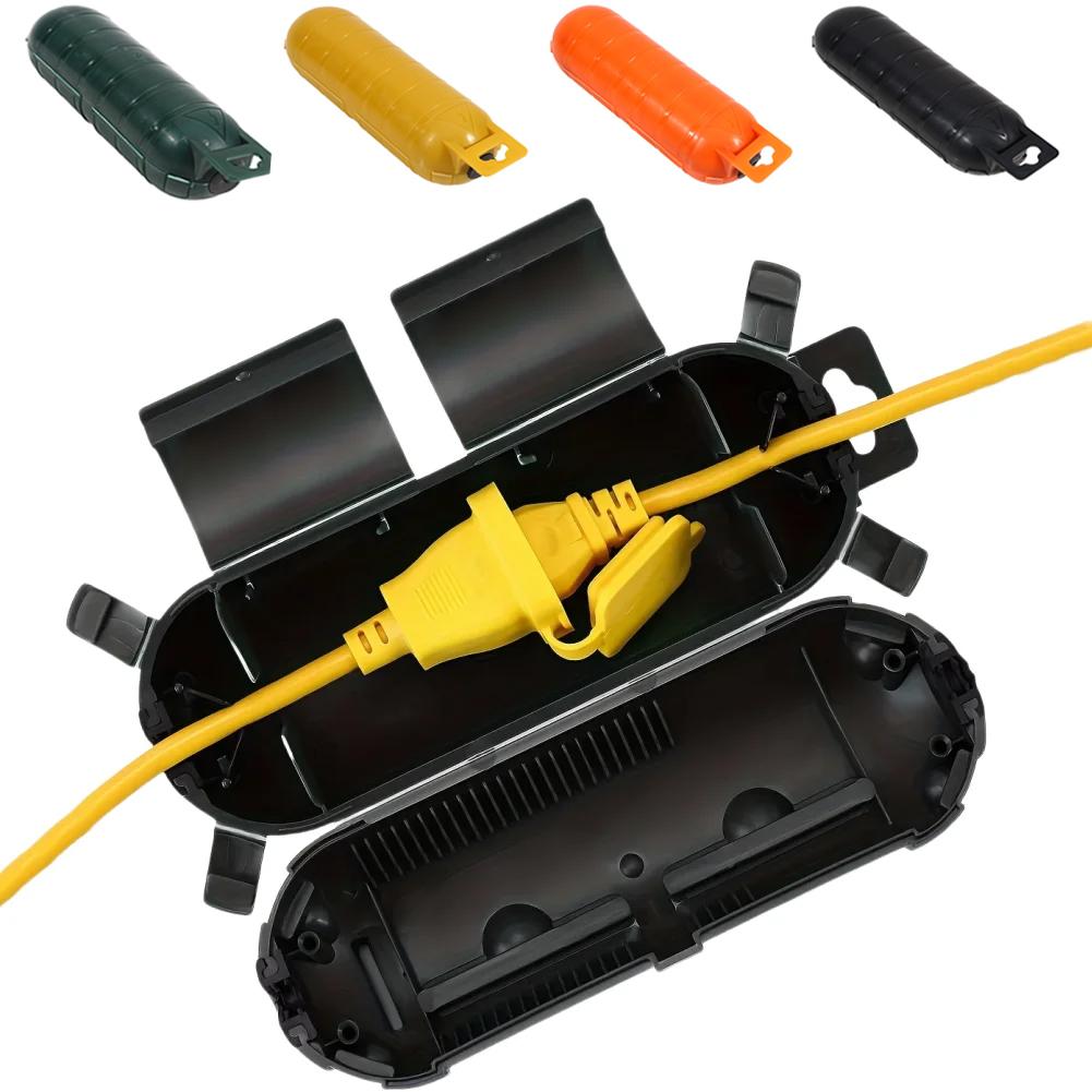 Cable Plug Protection Cover Waterproof Sealed Weather Proof Indoor Outdoor Socket Safety Tool Extend Wire Junction Protect Box