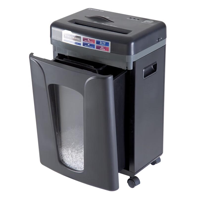 Qixin S3506 Level 5 High-Security Cross-Cut Shredder CN plug (adapter included)