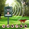 Solar Ultrasonic Farm Protection Animal Repellent Outdoor Dog Cat Bird Animal Control with Powerful Strobe Lights