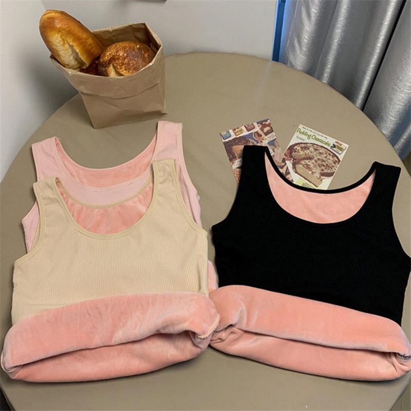 Women's Warm Fleece Vest: 2024 New Style Tight-Fit Base Layer for Autumn/Winter