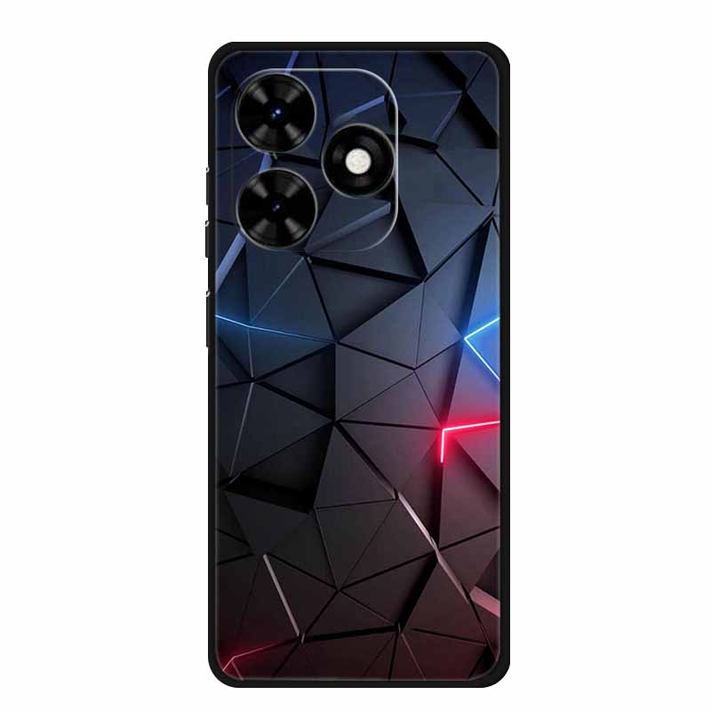Чехол для Tecno Spark Go 2024 Животные Расписной ТПУ Силиконовый Мягкий Чехол для Телефона для Spark Go2024 BG6 Защитный Волк Ударопрочный Para