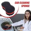 Car Wash Sponges Non Scratch Foam Applicator Pads Honeycomb Car Wax Applicator Pads Buffing Detail Sponge For Auto Cleaning And