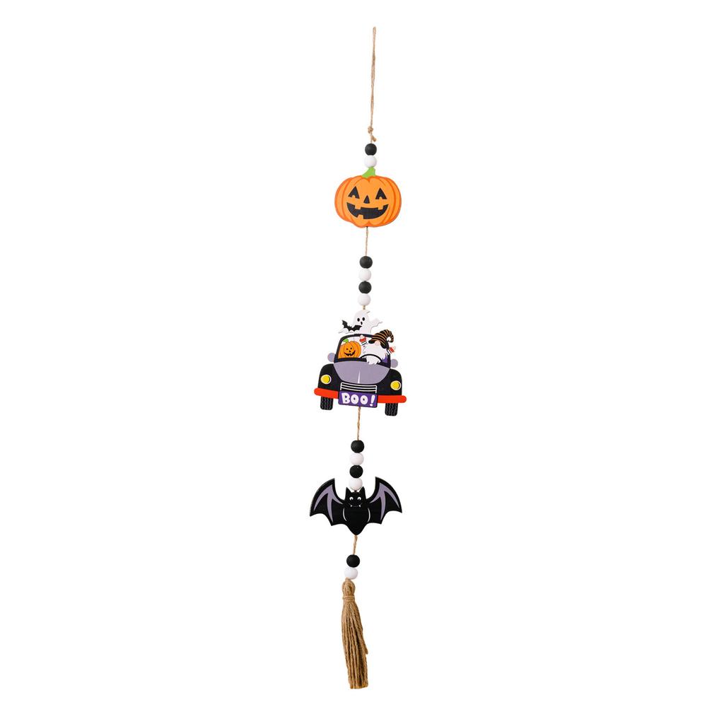 Halloween Hanging Home Party Ghosts Festival Decorative Bead Strings Witch Pumpkin Bats Pendants