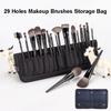 Сумка для хранения кистей для макияжа с 29 отверстиями, подставка для косметических инструментов, складной органайзер для кистей для макияжа, чехол для хранения косметических инструментов художника