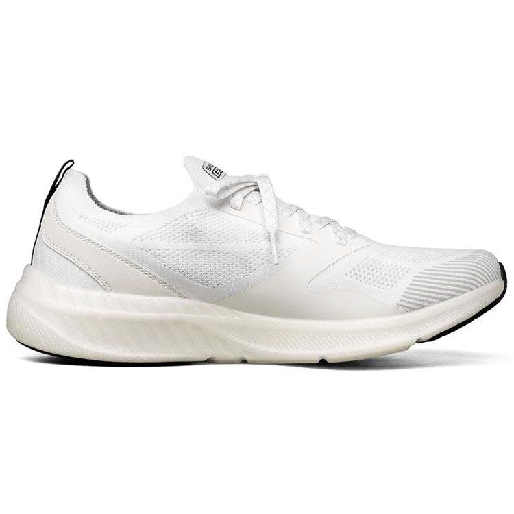 Skechers Go Run Hyper Burst Текстиль, Синтетическая кожа Устойчивая к истиранию Низкие Беговые кроссовки Мужские Белый Черный 220045-WBK
