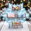 Xmas Tree Christmas Candy Display Rack Snowflake Desktop Ornament  Christmas Party