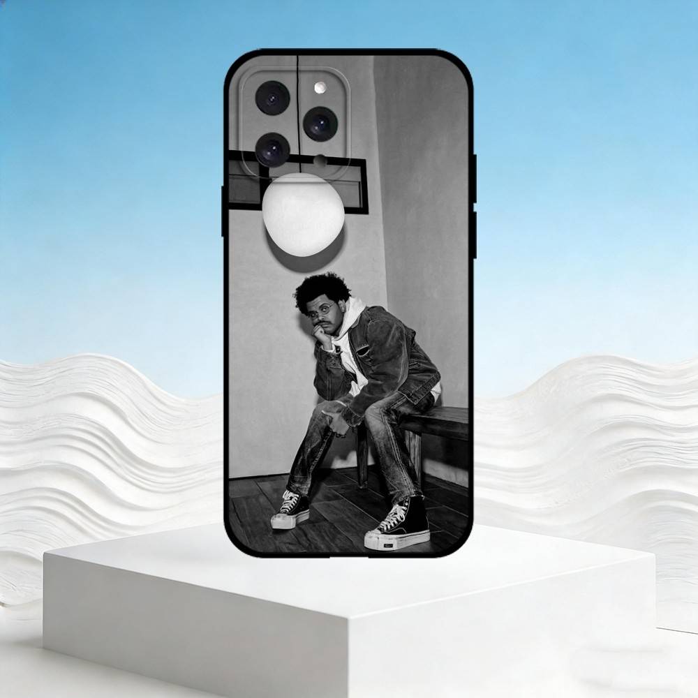 Чехол для телефона The Weeknd Для iPhone 17,16,15,14,13,12,11 Plus,Pro Max,SE4Мягкий силиконовый черный чехол