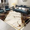 Роскошный ковер в стиле мрамора для украшения гостиной, европейский домашний кофейный столик, напольный коврик, нескользящие ковры большой площади для спальни