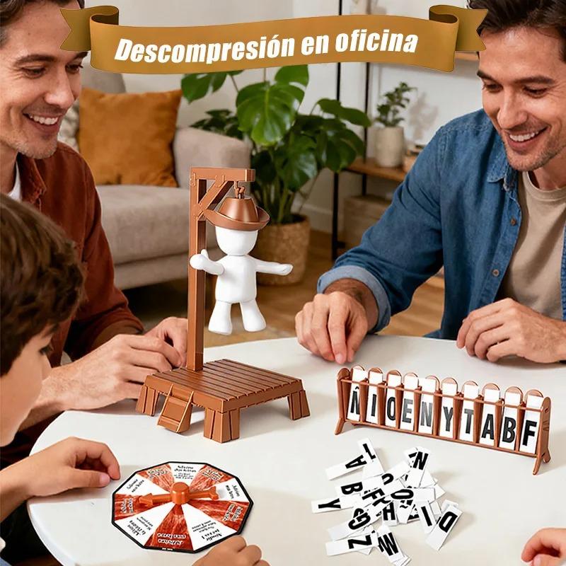 Magnetic Hangman Mystery Word Game Toys for Family Friend Party Parent-child Interaction Desktop Games Kids Educational Toy Gift