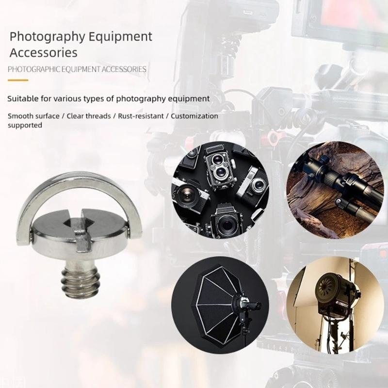 Быстросъемный 1/4-дюймовый винт для камеры, шестигранный ключ, нержавеющая сталь, для крепления на штативы, универсальная совместимость