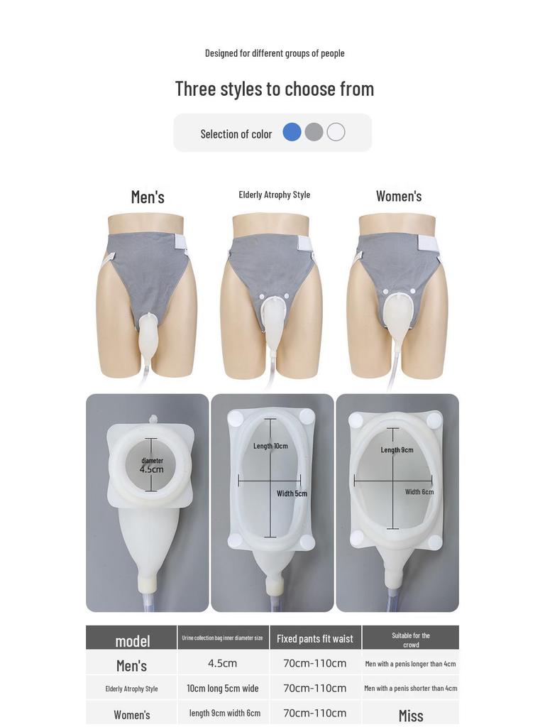 Leak-Proof Silicone Urine Collector for Men, Women & Elderly