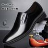 Мужские кожаные туфли весна и осень дышащие деловые повседневные мягкие кожаные толстые подошвы мужские официальные туфли для пожилых кожа мягкая подошва отец