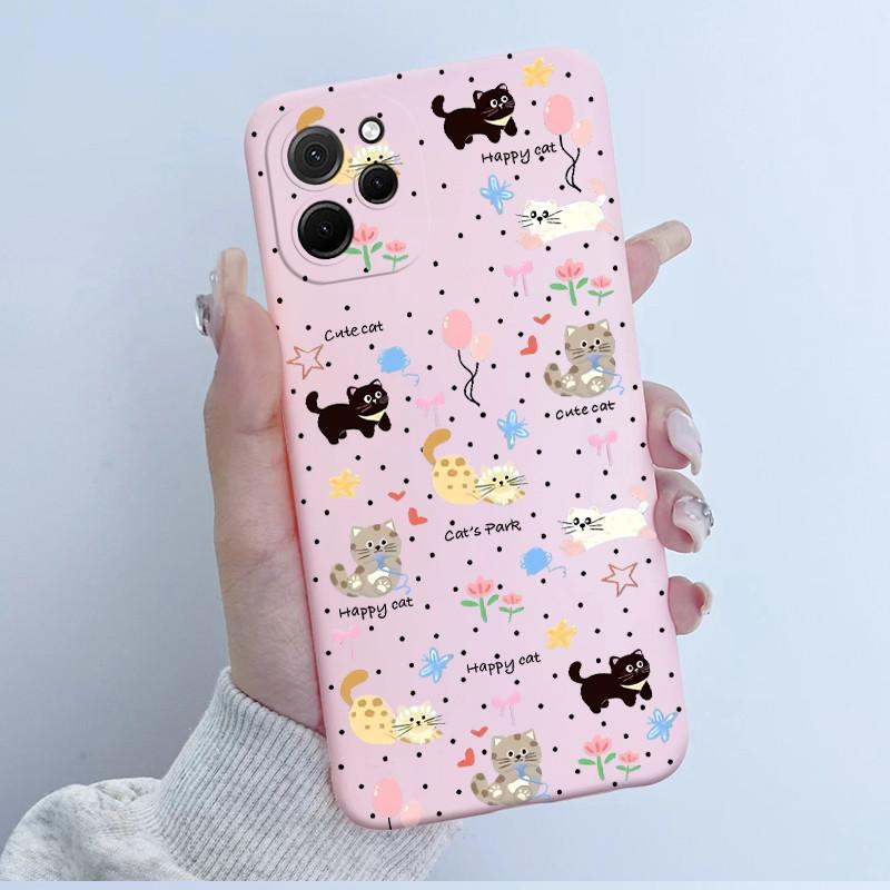 Чехол для Huawei Nova Y61 Мягкий силикон ТПУ Милый Чехол-бампер с Пандой для Huawei Nova Y 61 62 Y61 Y62 Plus Чехол NovaY61 Fundas