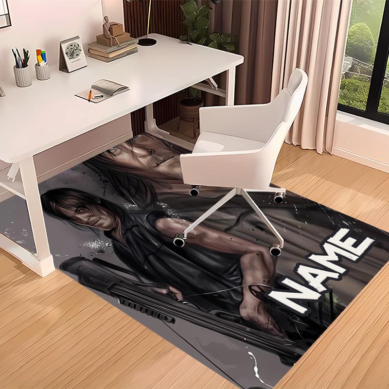 Custom personalization The Walking Dead Print Area Rug - Soft, Washable Non-Slip Indoor Mat,Living Room,Home&Office Decorative Rug