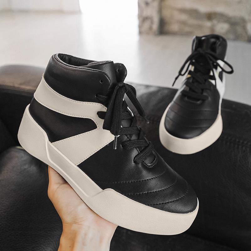 Мужские осенние кроссовки 2025 года с высоким верхом - Модные, универсальные студенческие спортивные туфли
