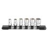 TONE Socket Set with Insertion Angle 6 Items Included (hexagonal, Holder) HS206, 6.35mm (1/4"),