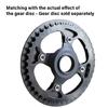 Electric Bike Motor Controllers Aluminum Alloy 104mm Electric Bike Gear Adapter For Motor Spiders Chain Rings Adapter