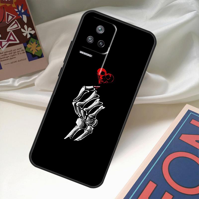 Aesthetics Skeleton Case For POCO X6 Pro X3 X5 F3 F5 M5s M6 Pro Xiaomi 14 Ultra 11T 12T 13T Pro 12 13 Lite Cover