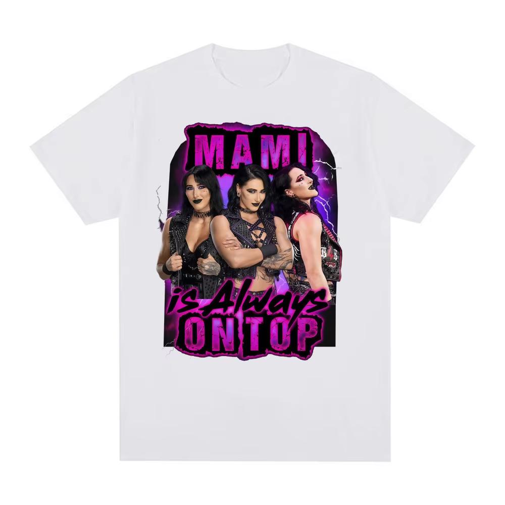 Rhea Ripley Mami Wrestling Wrestler Graphic T Shirt Unisex Unisex Fashion Retro Short Sleeve Tshirt Summer Loose Casual Tees Unisex