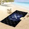 WHUFC logo Print Beach Towel, Large Soft Quick Dry Towel for Beach Camping Swimming