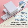 3 Holes Paper Hole Puncher Mini Size Paper Binding Punch Loose Leaf Punch School Office