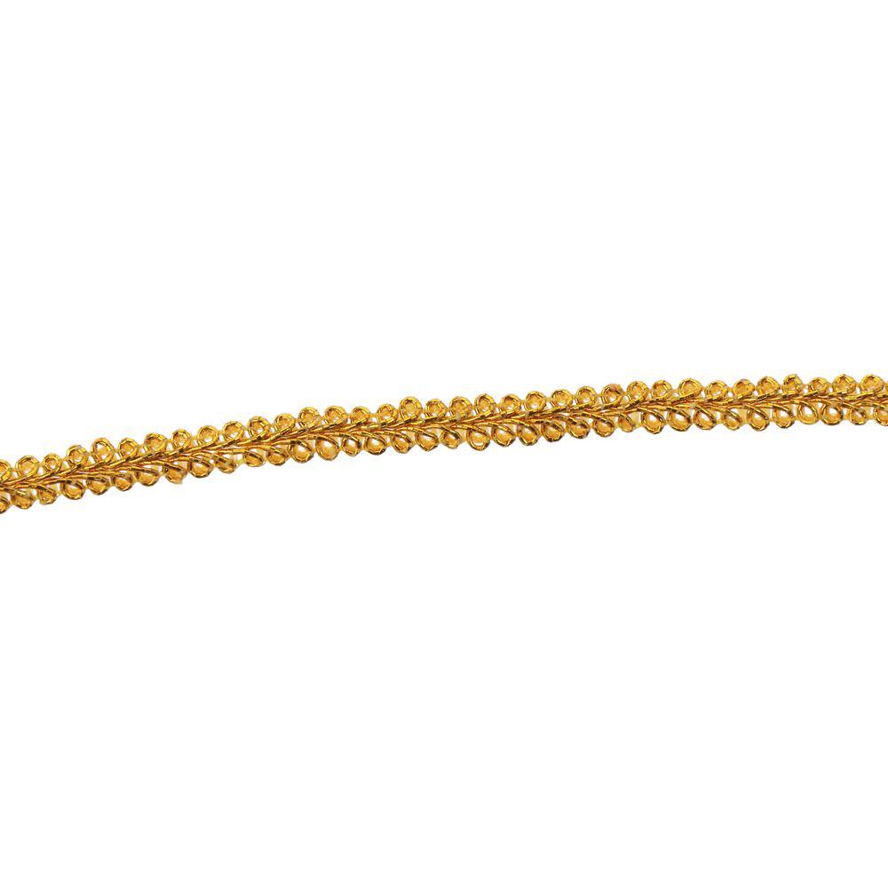 8 mm Gold Lace Trim Gold Braid 0.3 inch Lace Trim  Sewing