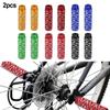 2pcs Per Pack Bicycle Pedals Aluminum Alloy Anti-Skid Guide Feet,for BMX Bicycles, Suit 3.8-Inch Wheelbase, Bicycle Pedal Anti-Skid Guide Foot Frame