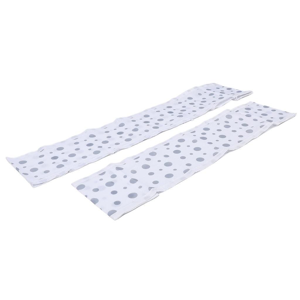 2 Piece Crib Breathable Mesh Liner for Full Size Cribs Dots Pattern Prevent Falling Classic Baby