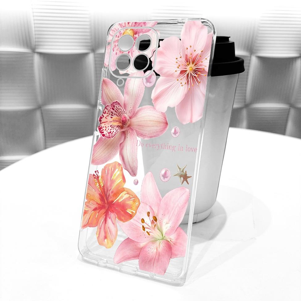 Clear For Samsung M53 5G Case Luxury Fashion Butterfly Funny Cute Painted Cover For Samsung Galaxy M53 5G SM-M536B Casing