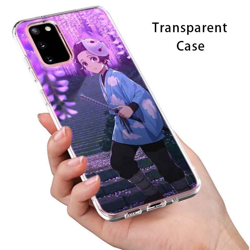 Demon Slayer Kimetsu No Yaiba For Samsung Galaxy S22 Pro S21 S20 FE Ultra S10 S10E Lite S9 S8 Plus S7 S6 Edge Soft Phone Case
