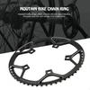   53T CNC Aluminum Alloy Mountain Bike Single Crank Chain   Repair Parts (Black)
