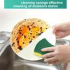 Super Absorbent Double-sided Cleaning Sponge Durable Dishwashing Cleaning Brush Kitchen Grease Cleaner Tools
