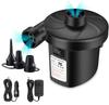 Portable Electric Air Pump Inflator Deflator Bed Mattress Pools 3 Nozzles Pump