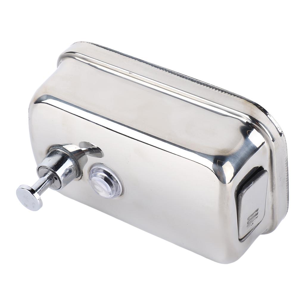 Soap Dispenser Stainless Steel Wall Mounted Manual Soap Dispenser for Commercial Hotel Public Place