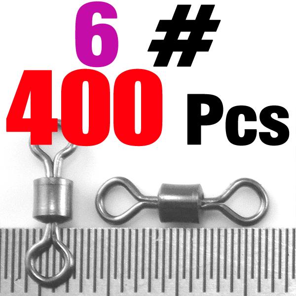 MNFT 400Pcs 14-6# High Tensile Strength Solid Rings Fishing Connector Stainless Steel Anti Corrosion Fishing Tackle Accessories