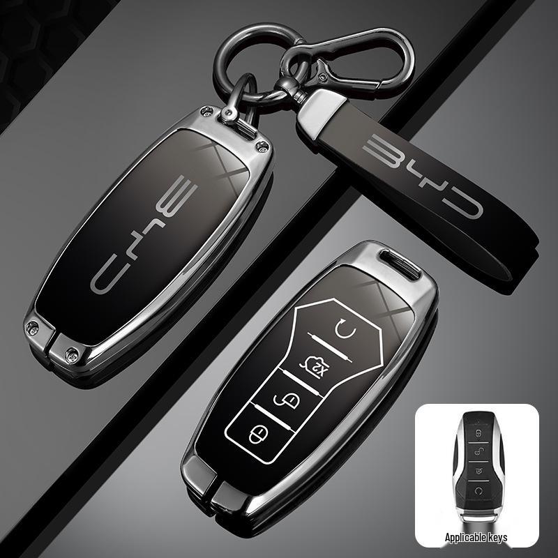BYD Dolphin 22-24 Key Case: Compatible with Han, Song Plus, Tang DMI, Qin Pro, Yuan E2