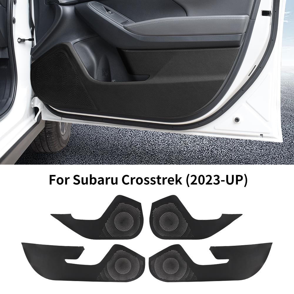 Наклейка для Subaru Crosstrek 2025 Impreza 2025 LHD RHD Автомобиль Противоударная накладка Замша Кожа Углеродные Аксессуары Дверь Интерьер Защита