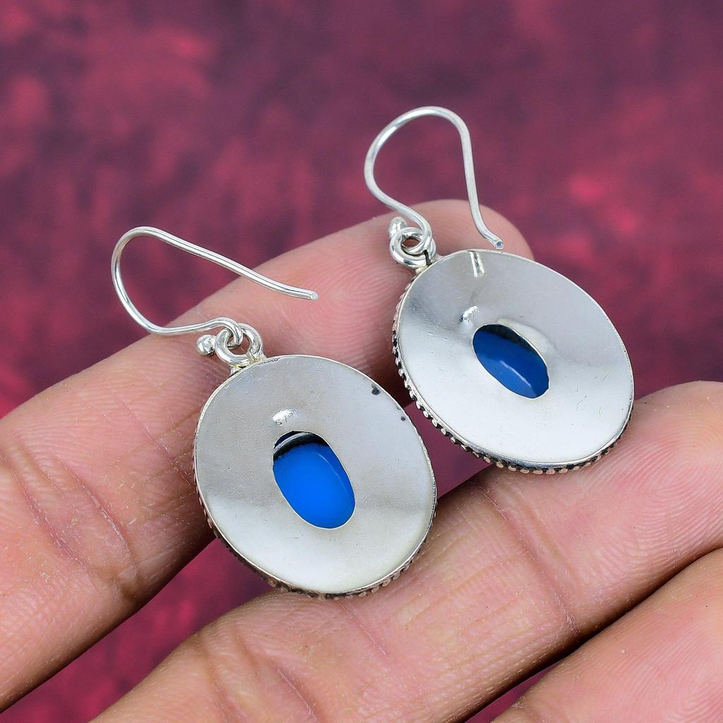 Серьги из бирюзы «Спящая красавица», ювелирные изделия из цельного серебра 925 пробы с драгоценными камнями, серьги ручной работы, на День благодарения